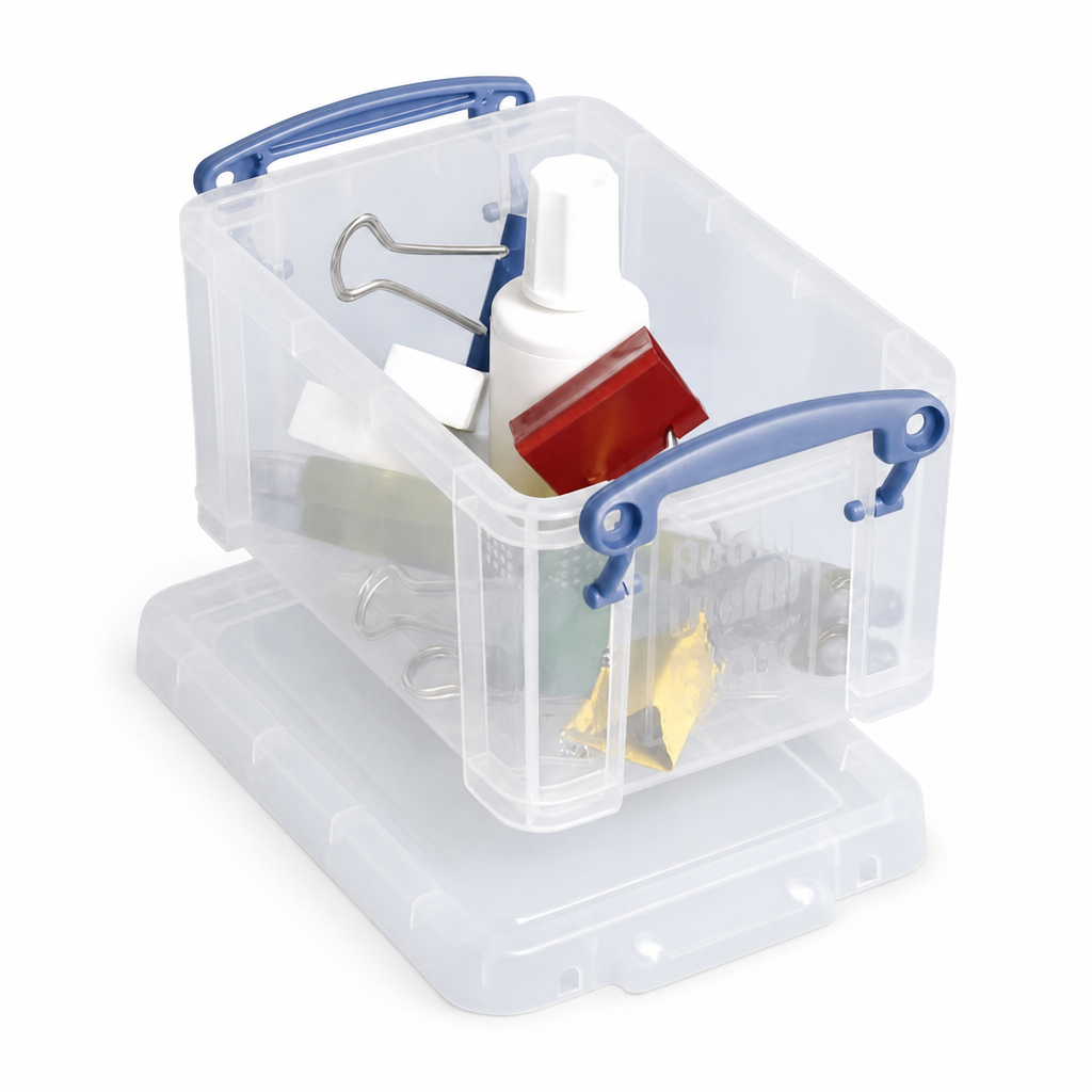 0.7 Litre Clear Clip Lock Storage Box