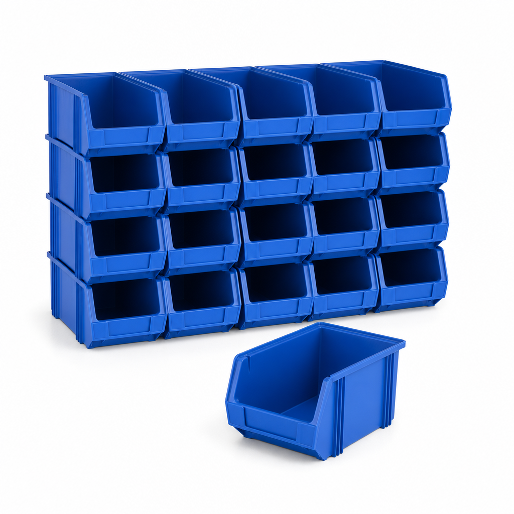 0.7 Litre Plastic Storage Picking Bins – Pack of 25