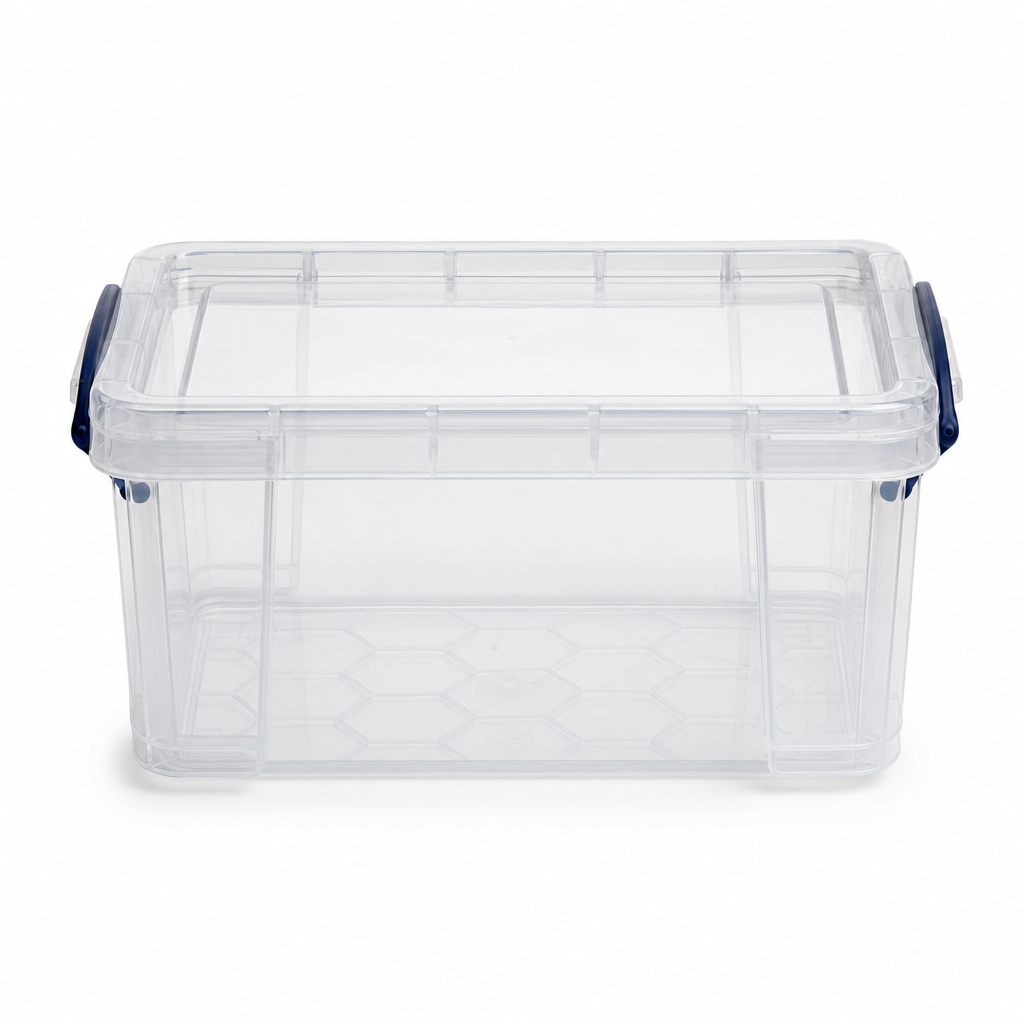 0.9 Litre Clear Plastic Storage Box with Lid