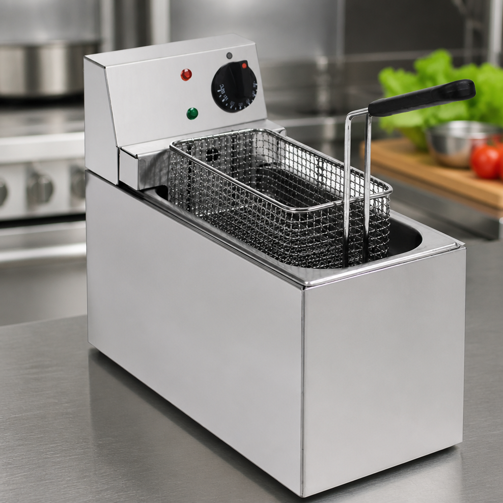 Countertop Electric Fryer 2.5L Commercial Stainless Steel