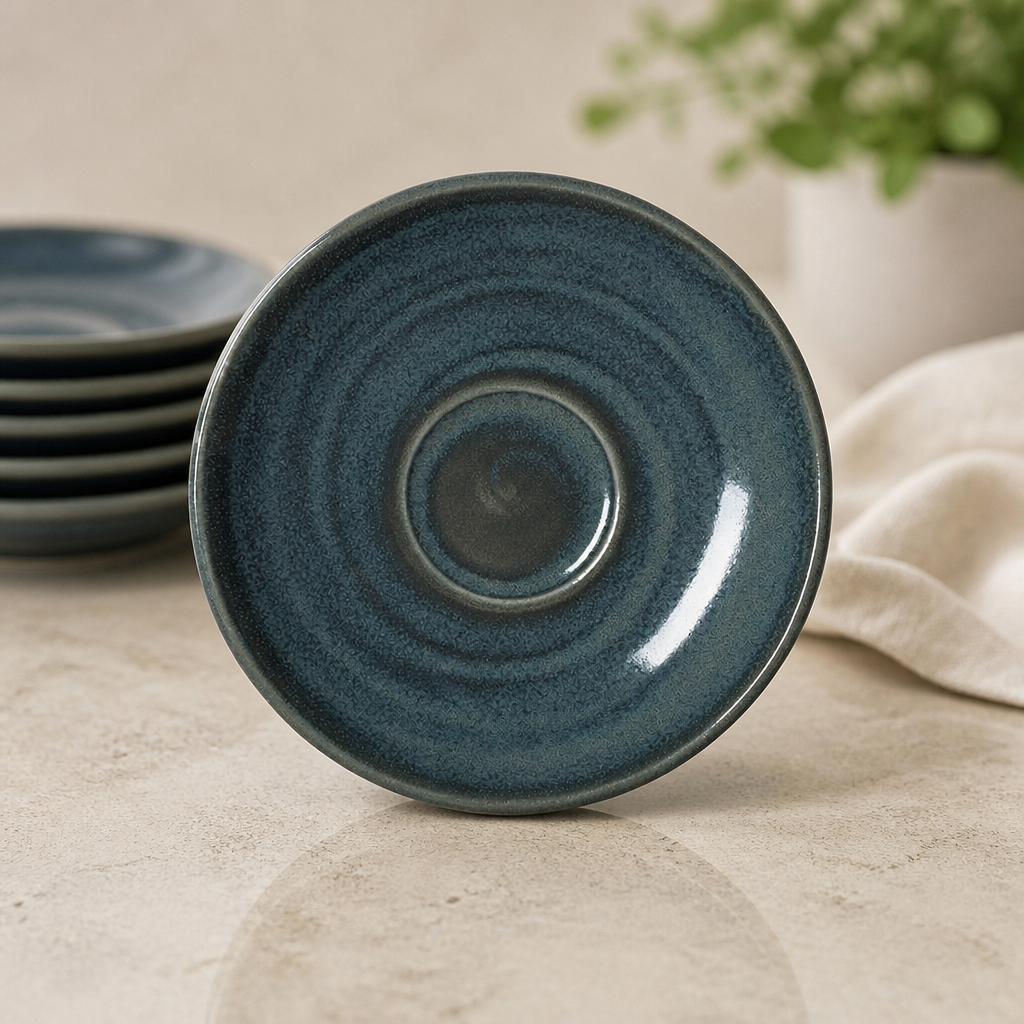 Commercial Jade Saucers 125mm - 12 Pack Artisan Design