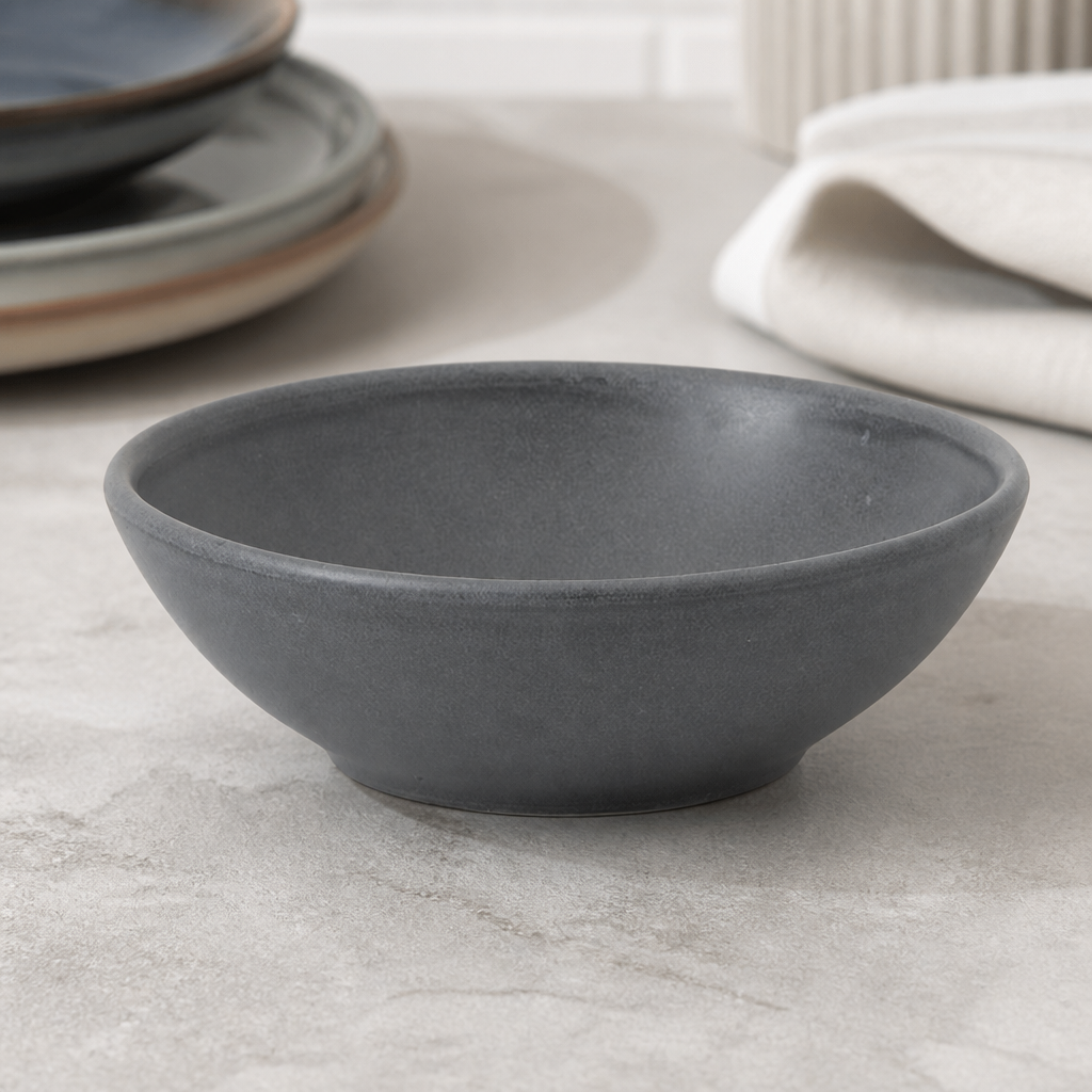 Commercial 9oz Shallow Bowls 12 Pack Super Vitrified Porcelain