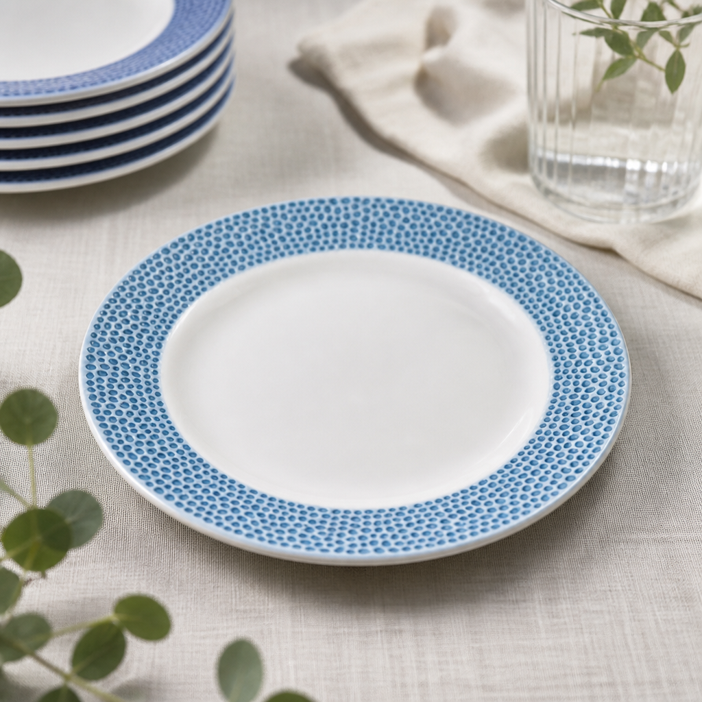 Commercial Isla Plates Ocean Blue 170mm - 12 Pack