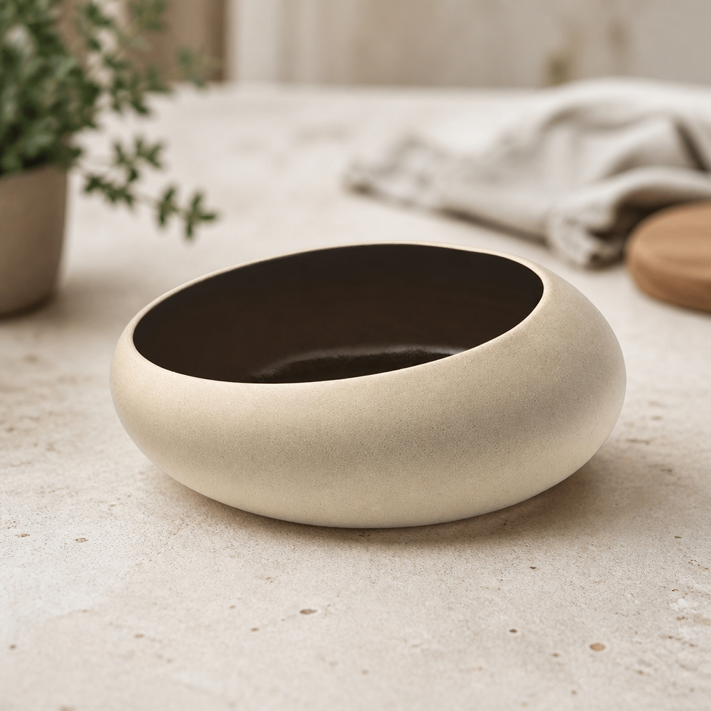 Commercial Stoneware Bowls 200mm Pack of 3 Food Safe