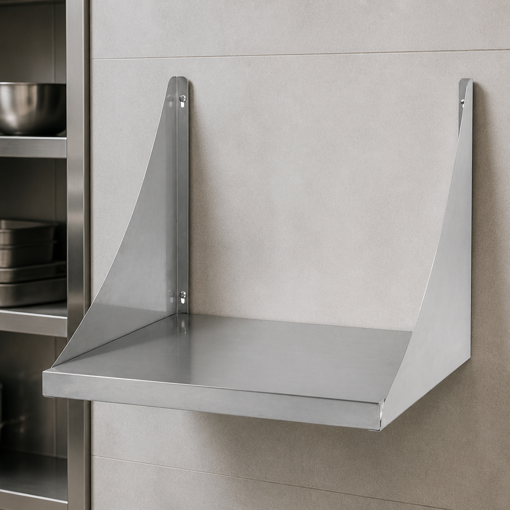 Commercial Stainless Steel Wall Shelf 600x500mm