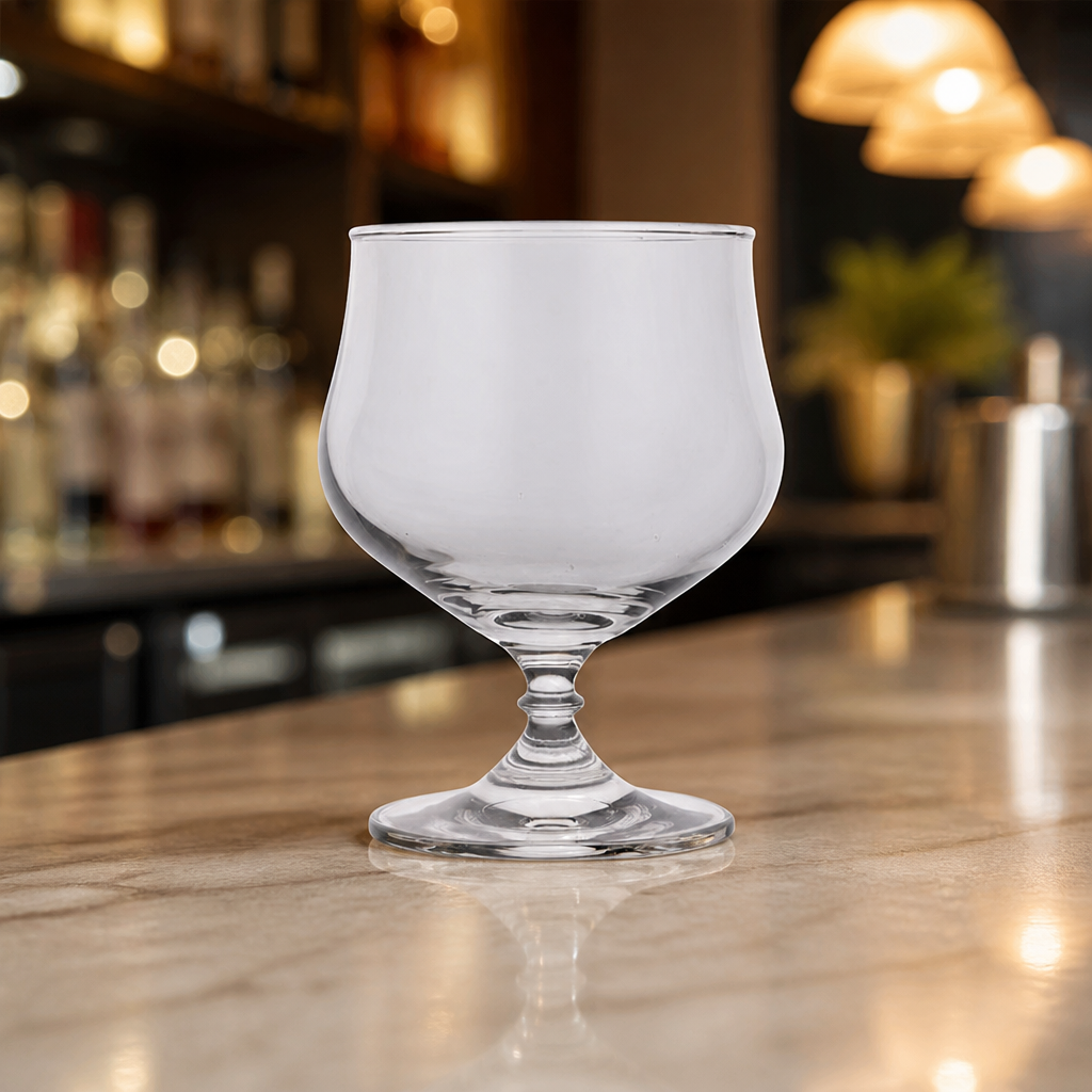 300ml Vintage Cocktail Glasses Short Stem Goblet 6 Pack