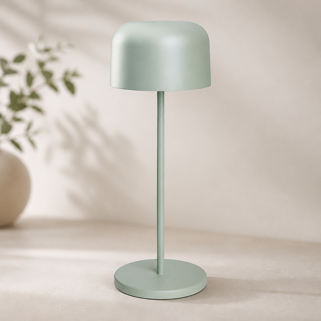 Table Lamp Round Dome 300mm Cordless Indoor Outdoor Light