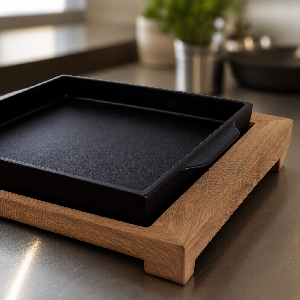 Wooden Trivet 530x220mm for Commercial Charcoal Ovens