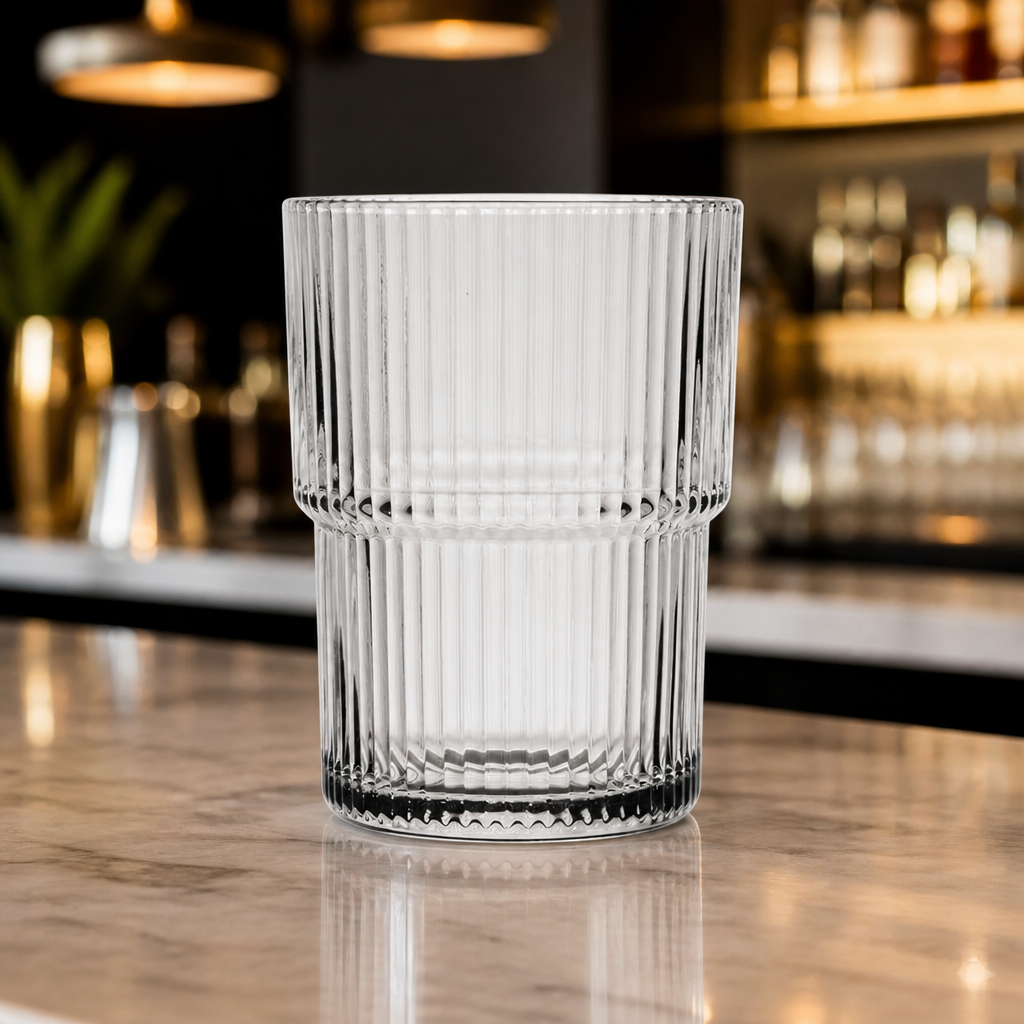 Commercial Stacking Tumblers 440ml Pack of 6 Water Glasses
