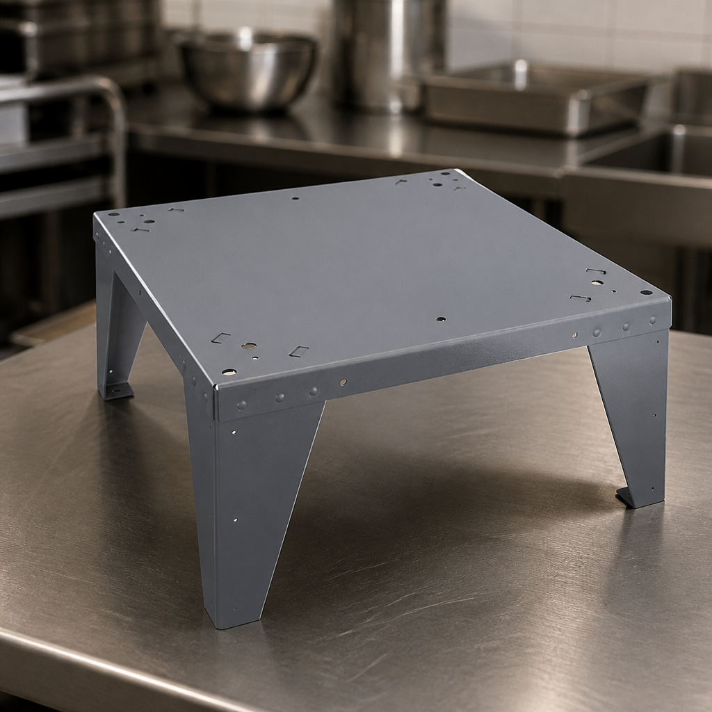 30cm High Plinth for Ergonomic Loading of Commercial Laundry Machines