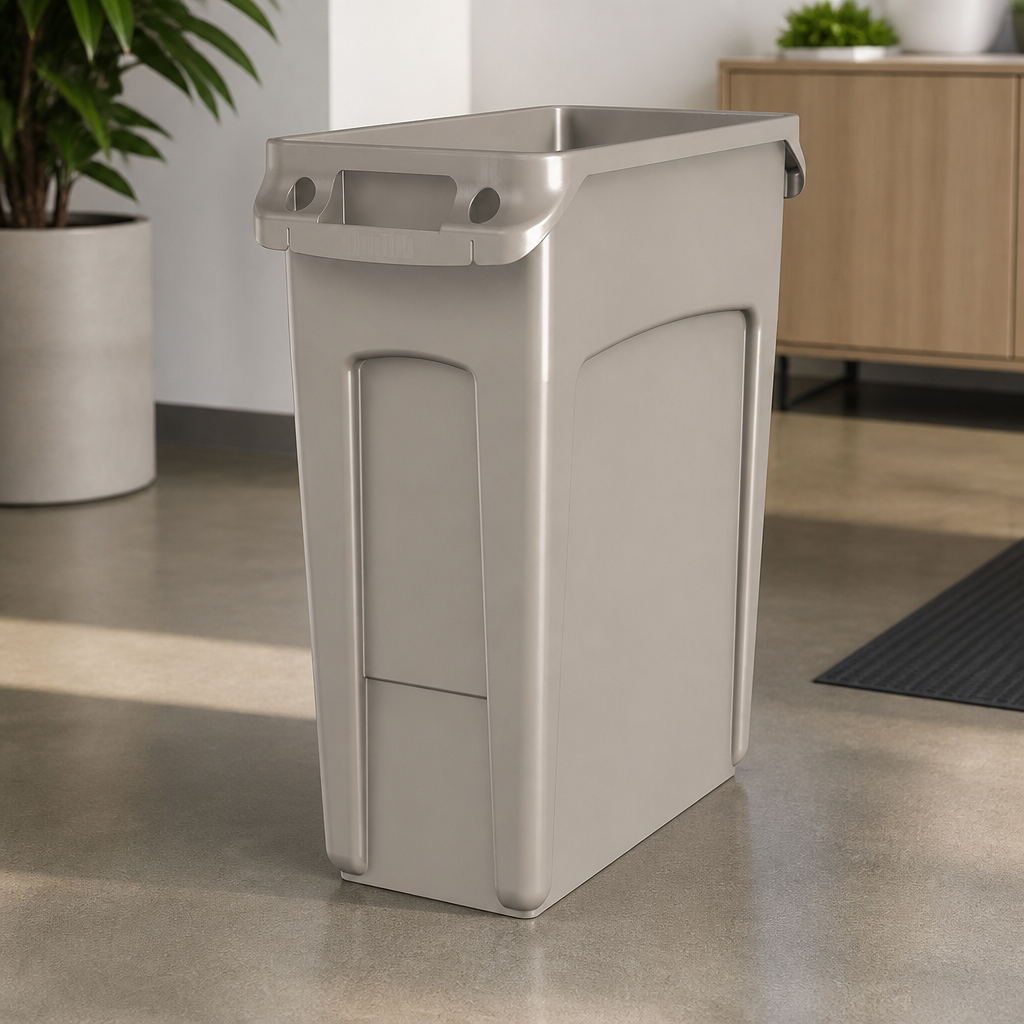 Commercial 60Ltr Waste Bin with Venting Channels