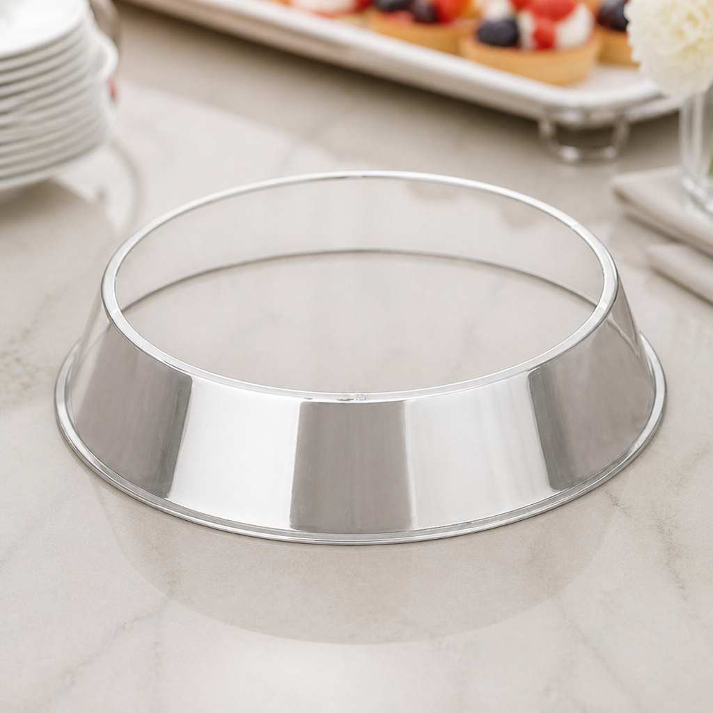 Polycarbonate Plate Cover Ring 215mm Diameter Commercial Cloches