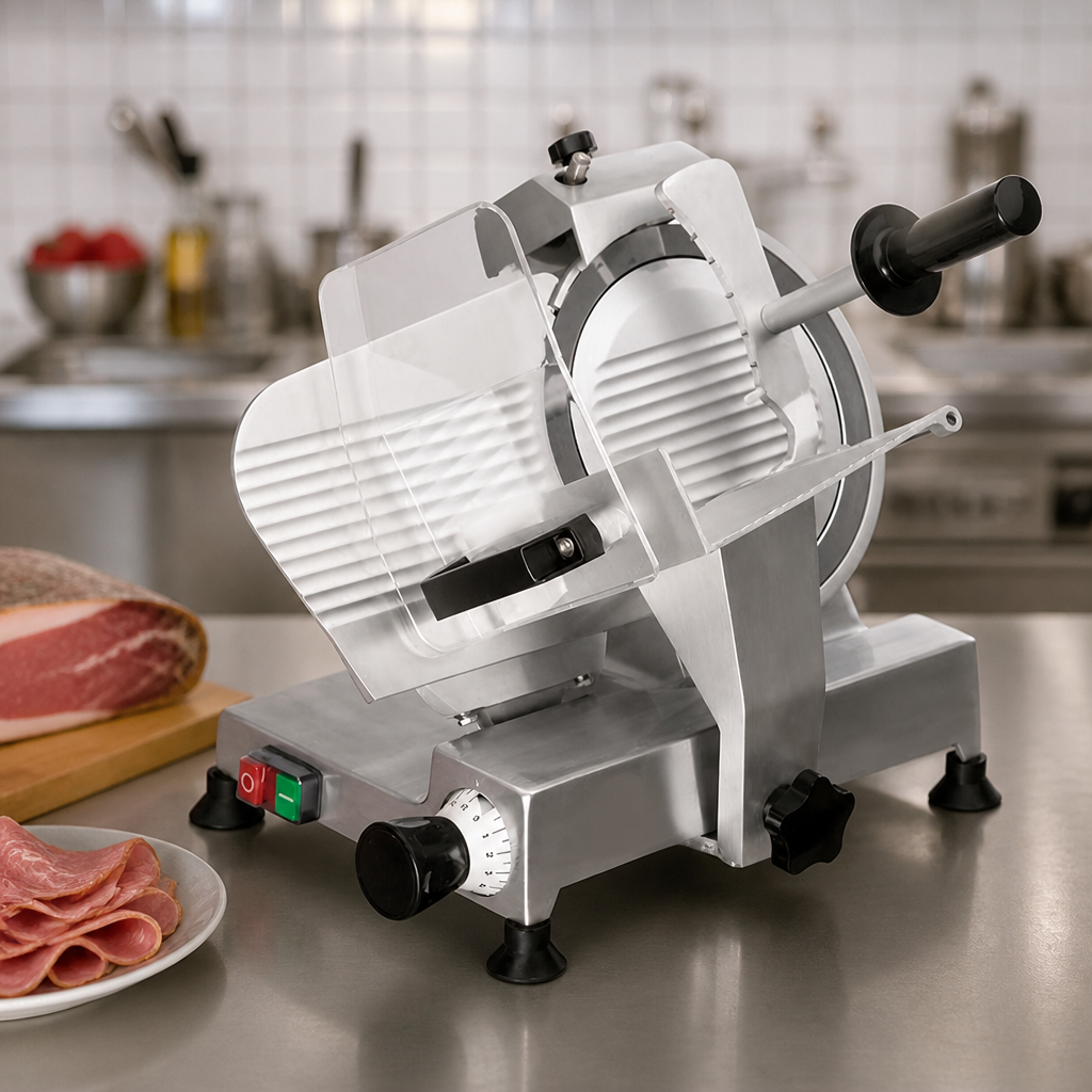 Commercial Meat Slicer 250mm for Deli and Restaurant Use