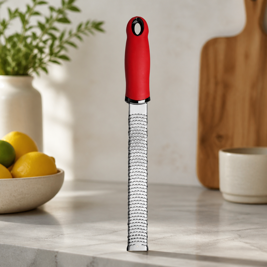 Commercial Kitchen Grater and Zester with Soft Grip Handle