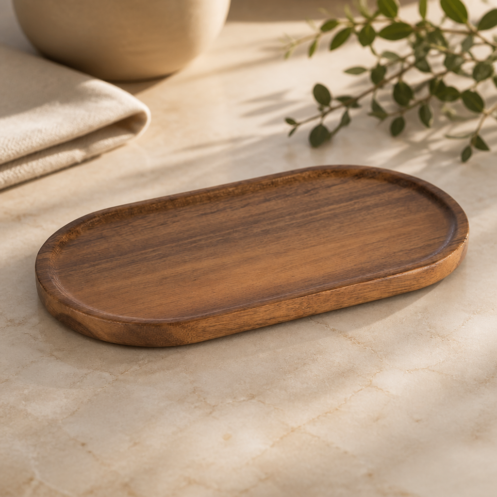Wooden Serving Board 285x155mm for Commercial Catering Use