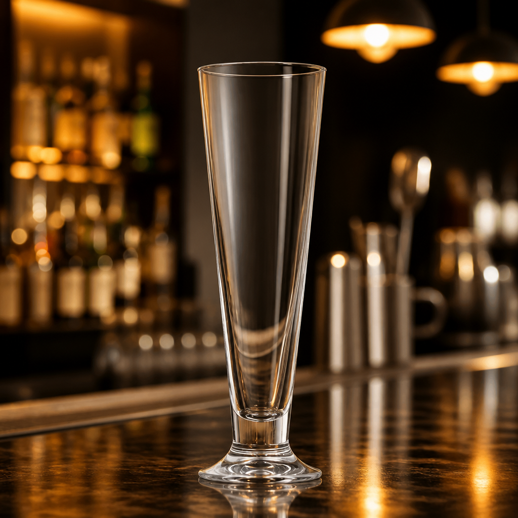 Commercial Pilsner Glasses 370ml - Set of 6 Premium Beer Glasses
