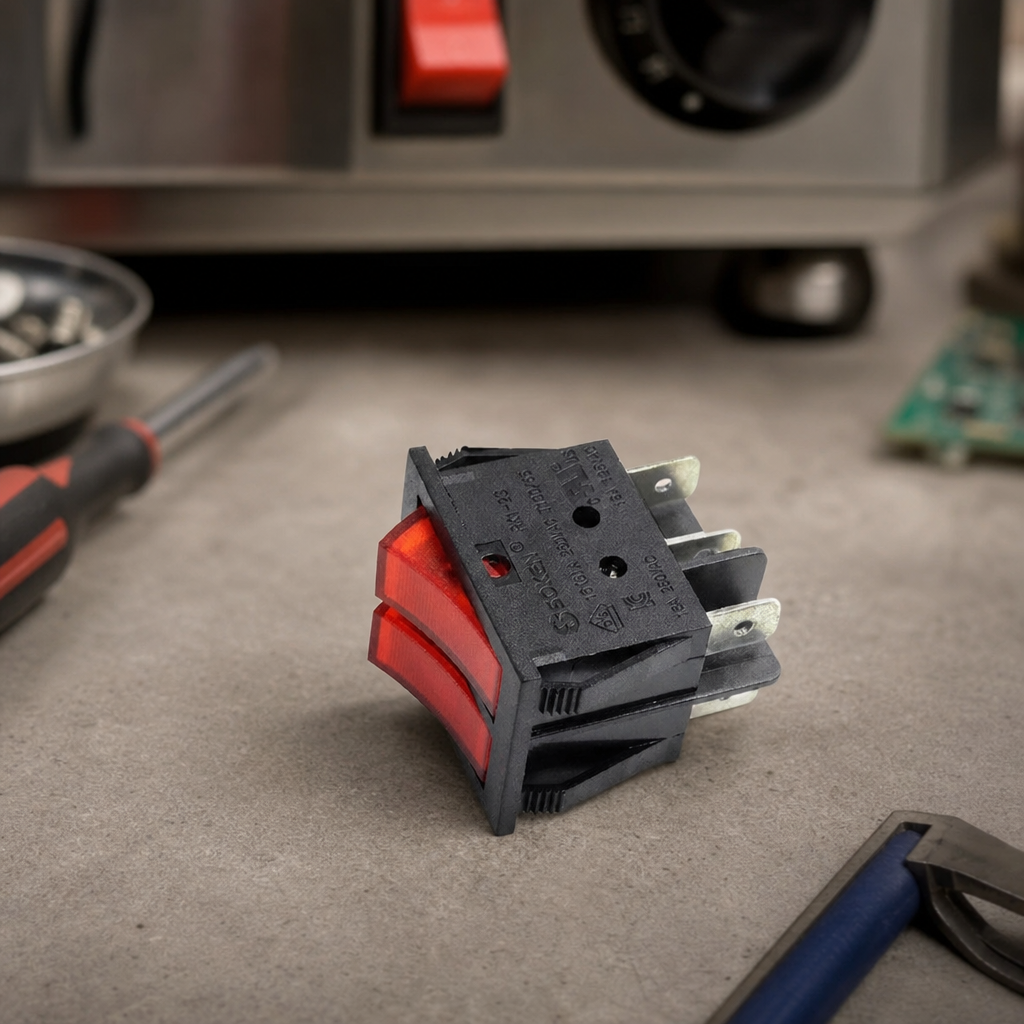 Commercial Food Merchandiser On/Off Switch Replacement Part