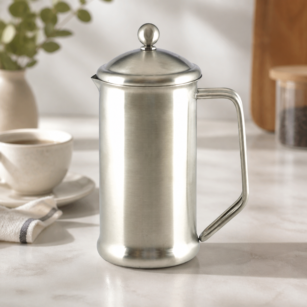 900ml Commercial Stainless Steel Cafetiere for 6 Cups