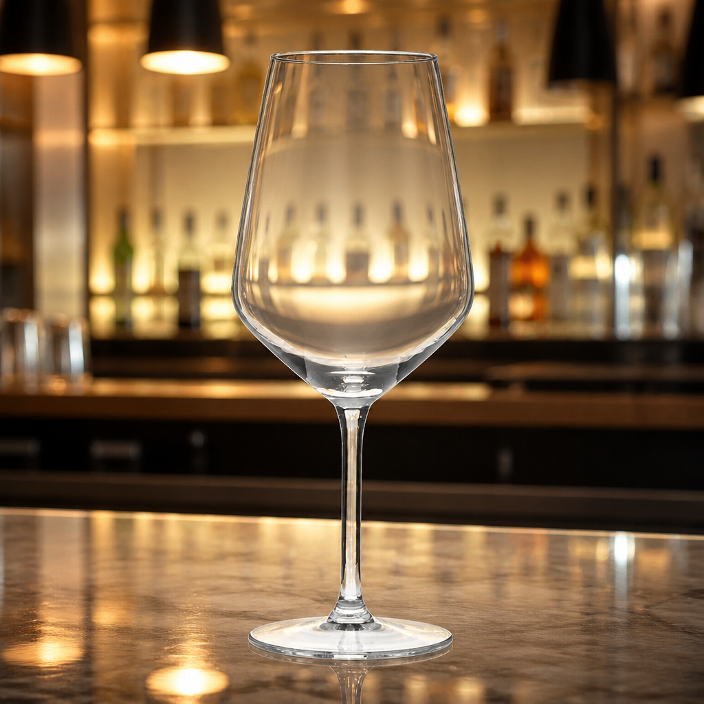 Commercial Wine Glasses 530ml Elegant Design Dishwasher Safe