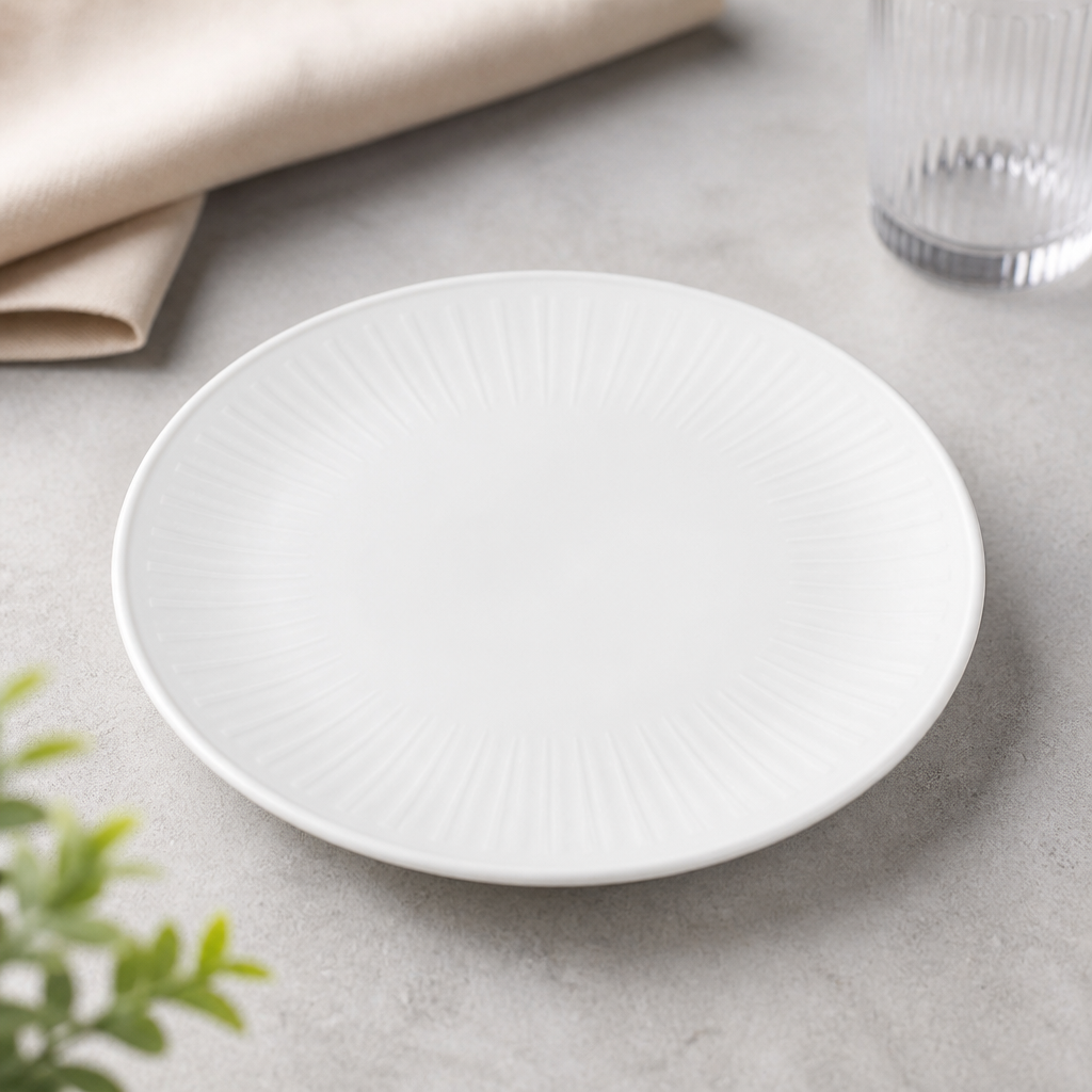 Commercial Coupe Plates 260mm Super-Vitrified Ceramic