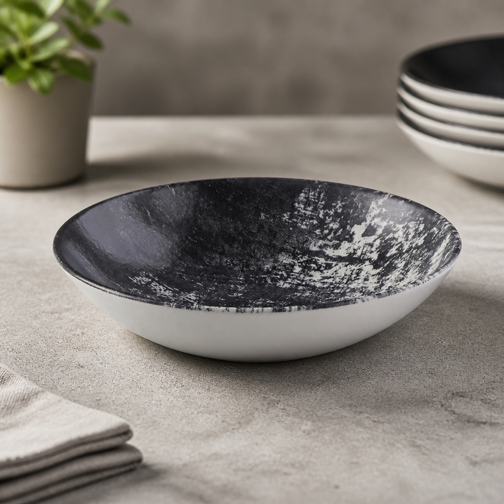 Commercial Coupe Bowls 182mm 426ml Black 12 Pack