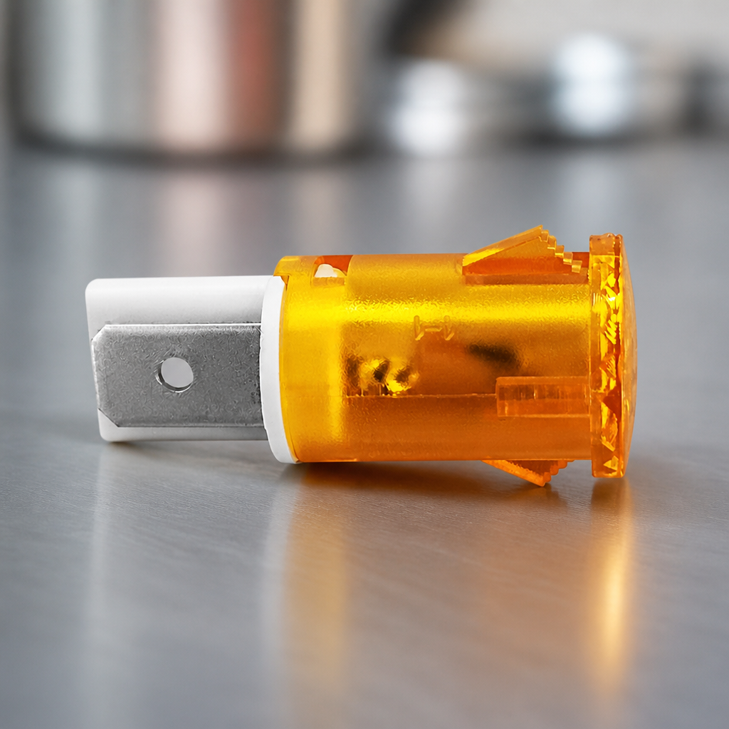 Replacement Yellow Indicator Light for Commercial Bain Marie