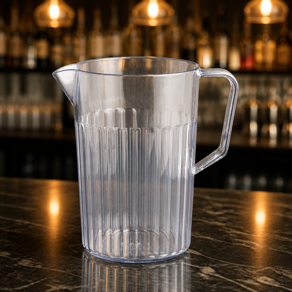 Commercial Polycarbonate Jug 0.9Ltr Ergonomic Handle