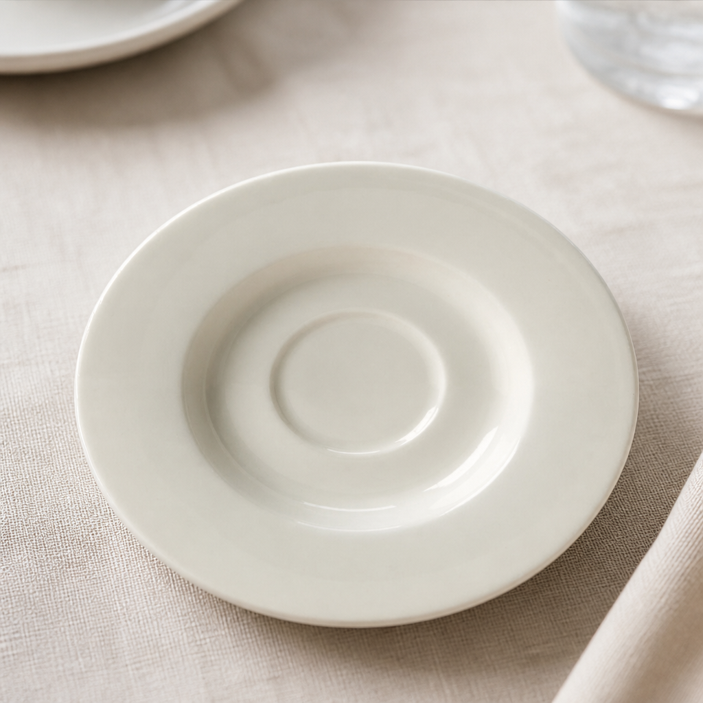 Commercial Fine Porcelain Saucers 160mm for Catering 36 Pack