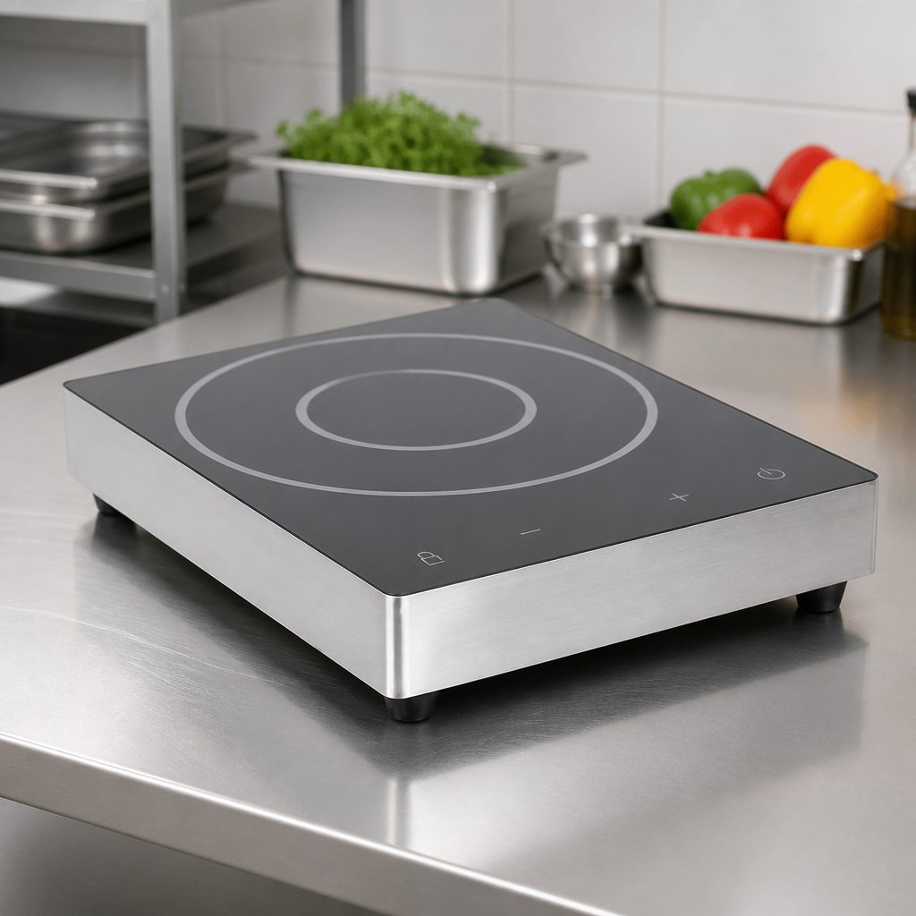 3kW Commercial Touch Control Single Induction Hob