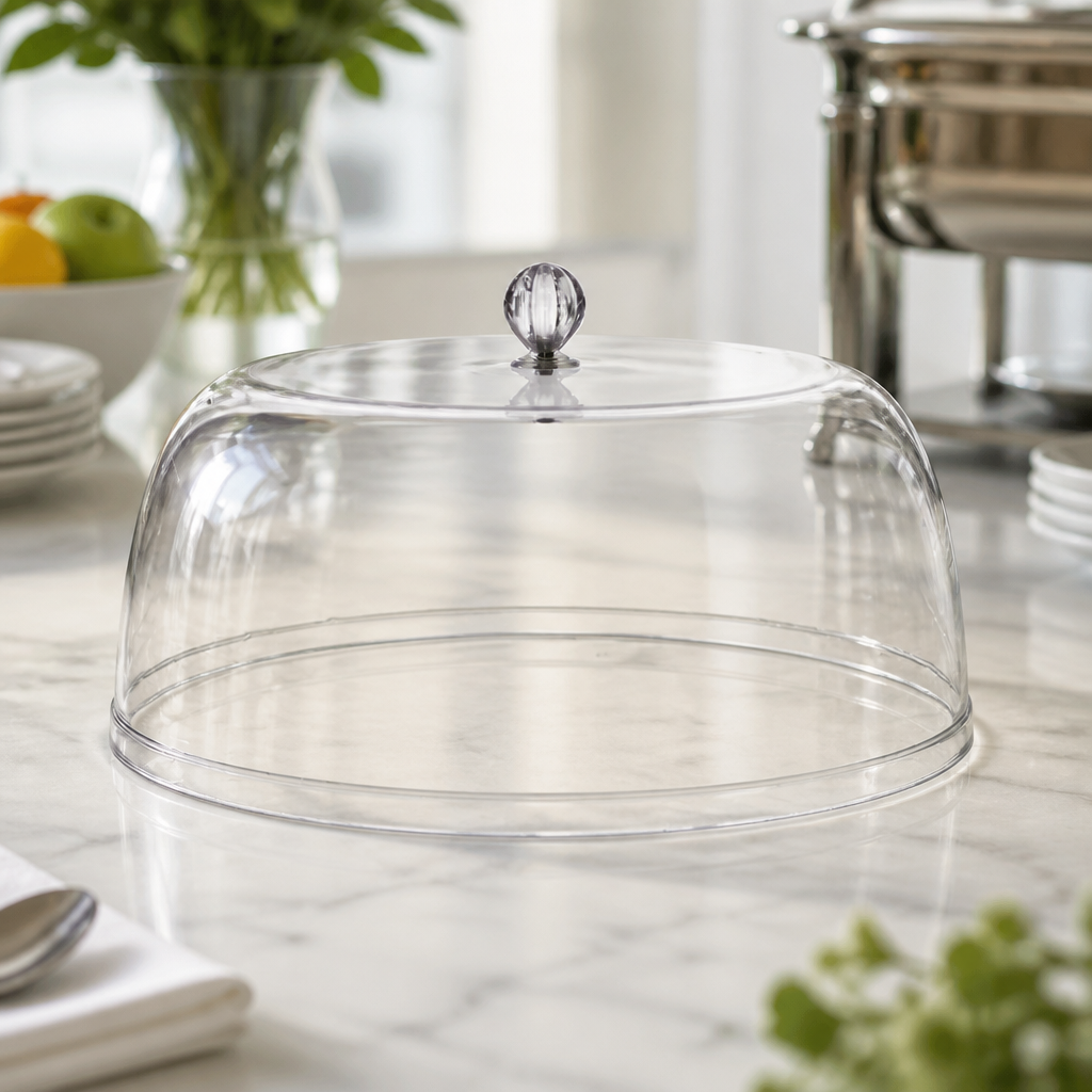 Commercial Cake Dome 325mm Clear Food Cover 6 Pack