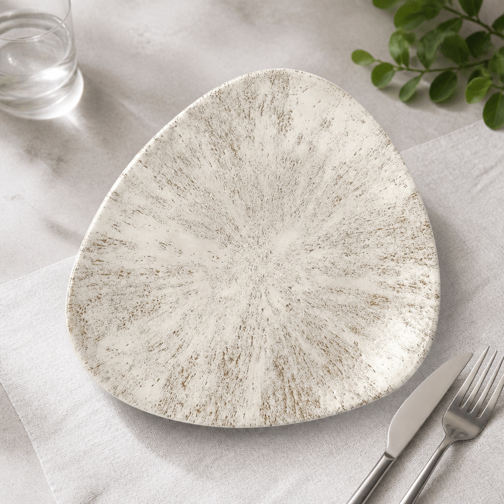 Commercial Stone Plates 228mm Agate Grey - 12 Pack