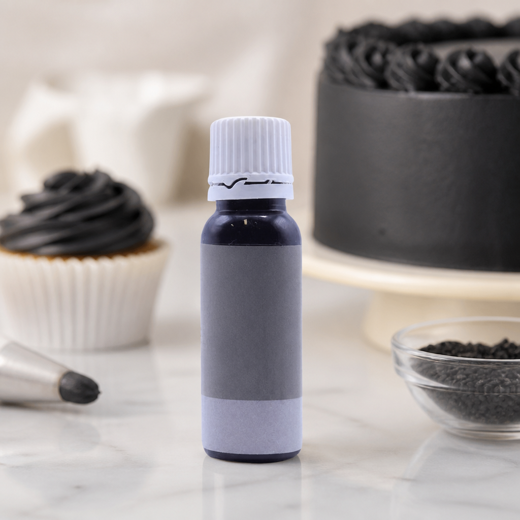 Natural Food Colour Black 35g - Commercial Baking Supplies