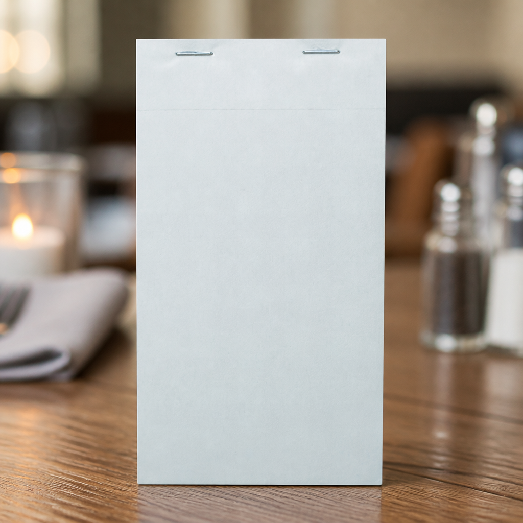 Commercial Carbonless Waiter Pad Duplicate 50 Pack 165x89mm