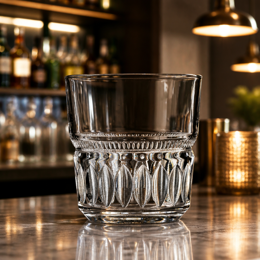 Commercial Double Old Fashioned Glasses 350ml 12 Pack