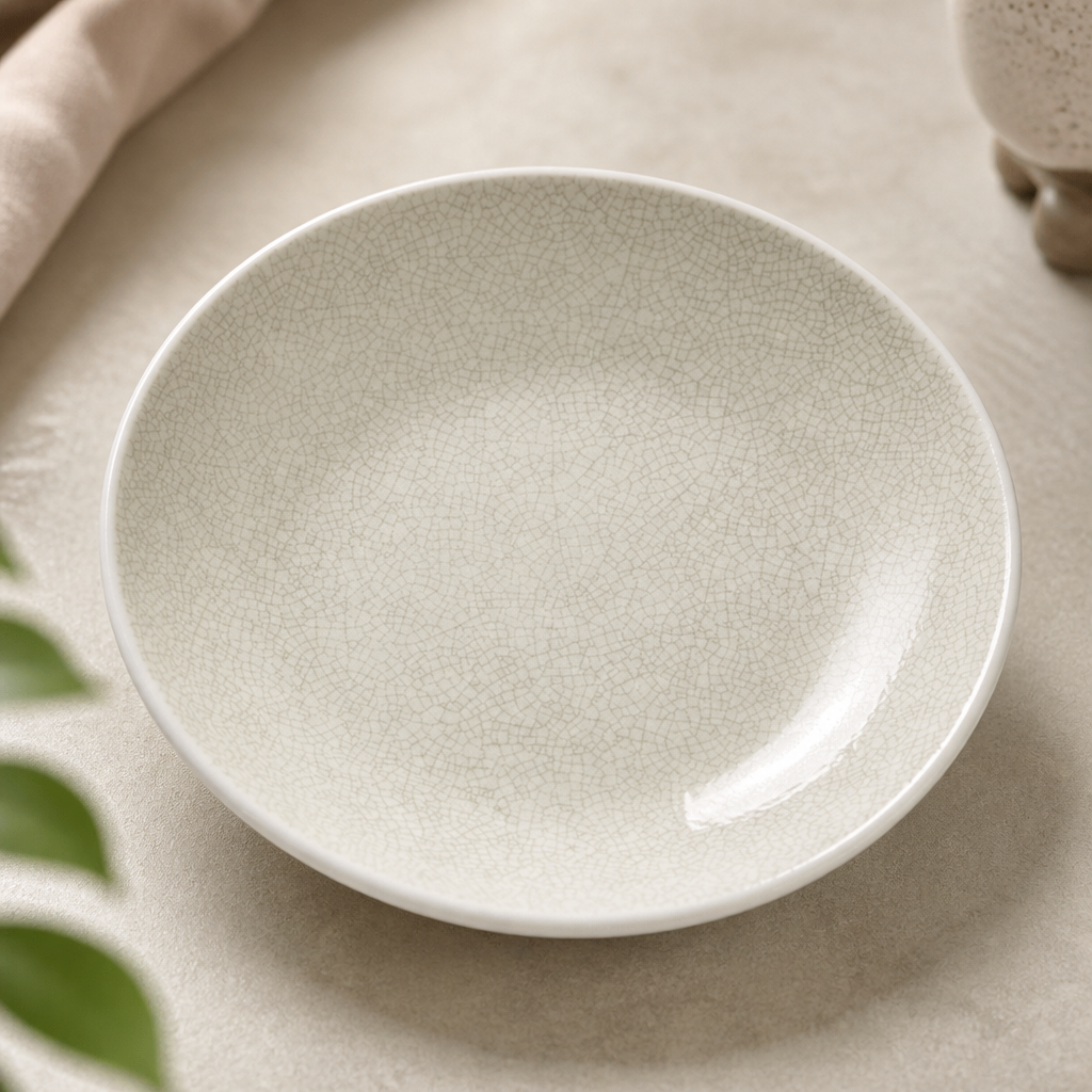 Commercial Coupe Bowls Taupe 216mm - 12 Pack Crackle Design