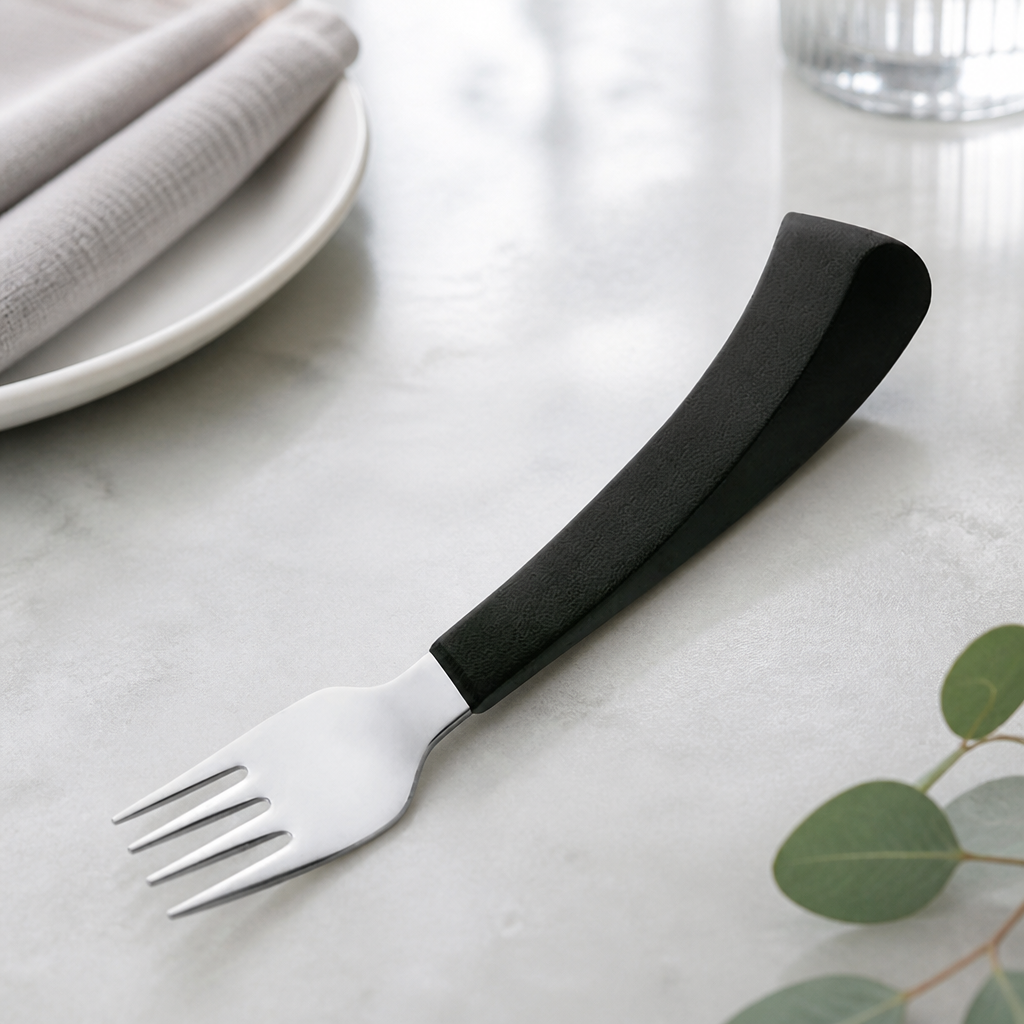 Left Handed Adapted Forks 12 Pack for Limited Mobility Use