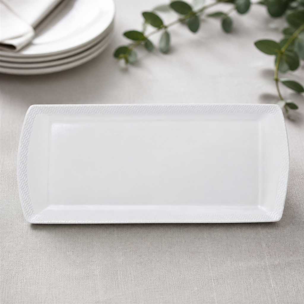 Commercial Rectangular Trays 340x150mm Pack of 12