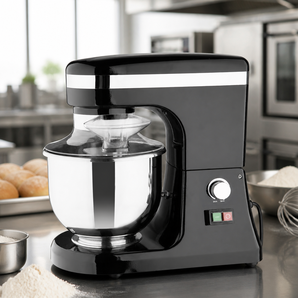 5L Commercial Planetary Mixer with Attachments for Food Prep