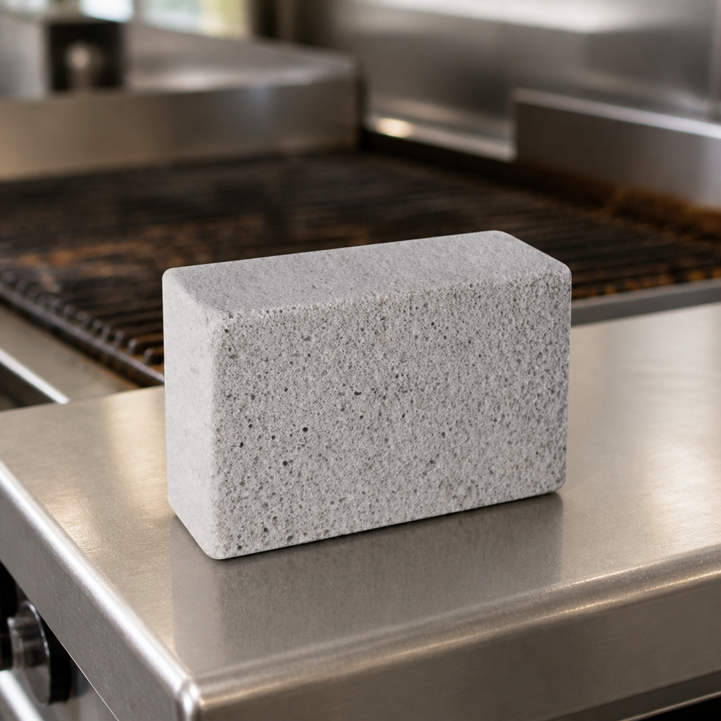 Compact Grillstone Cleaner 40x100mm Pumice Stone Commercial Use