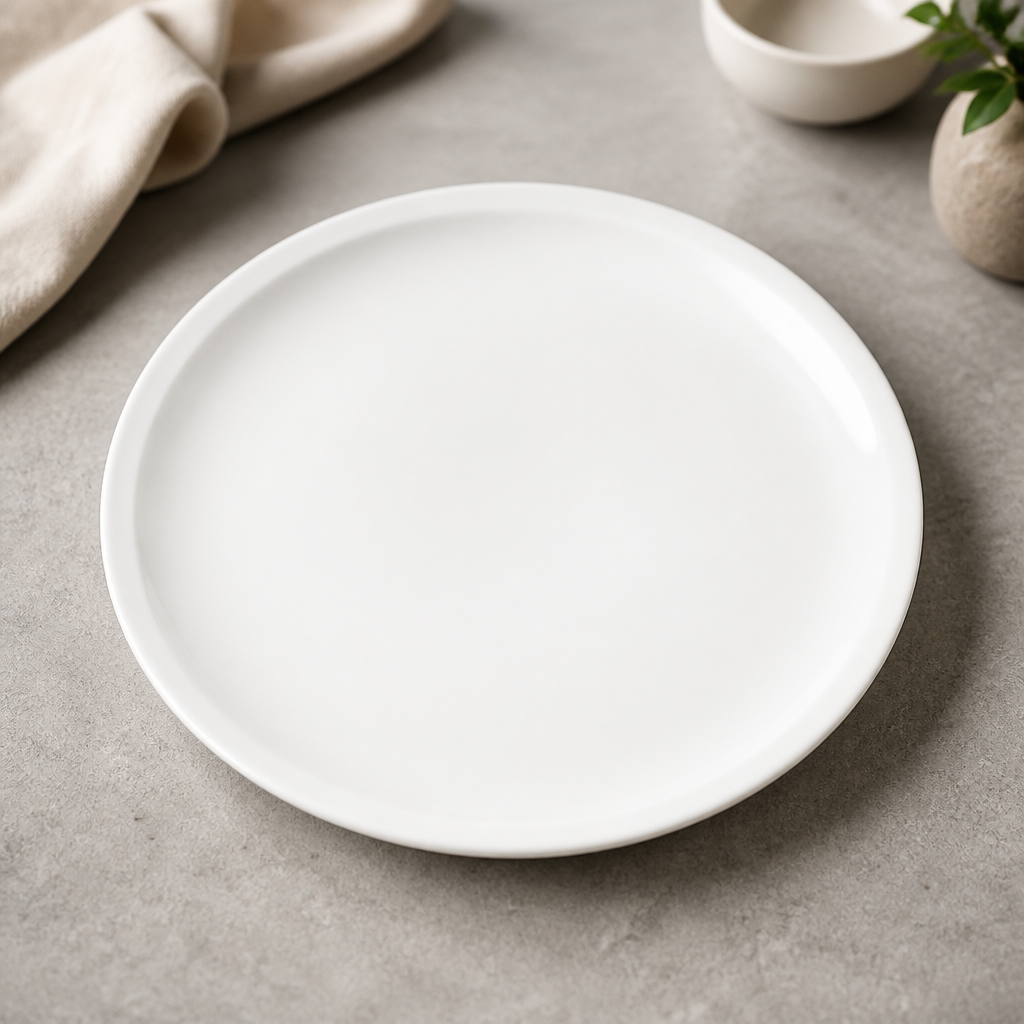 Commercial Pizza Plates 315mm - 6 Pack Porcelain Set
