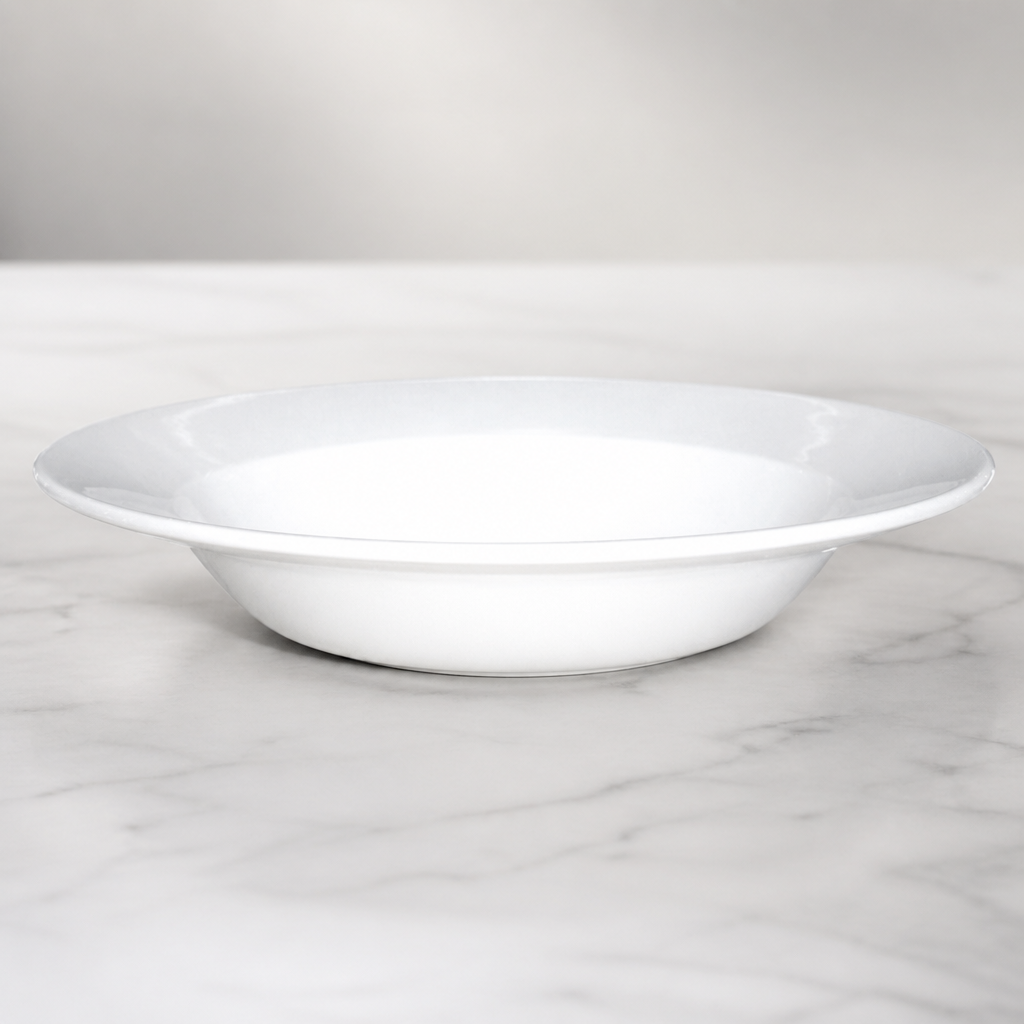 Commercial Rimmed Bowls 242mm Fine China 12 Pack