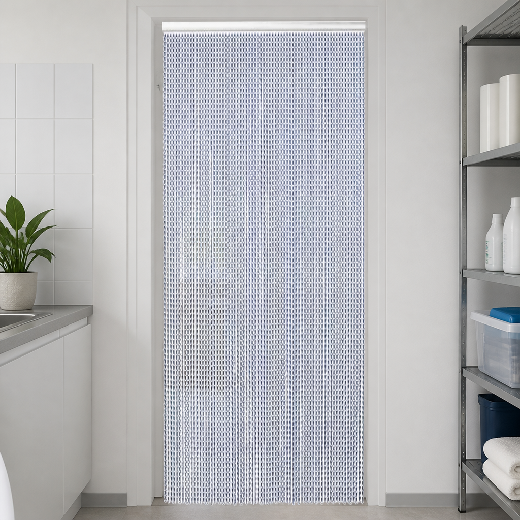 Commercial Fly Screen 100m2 Coverage Easy Install Blue 1950mm