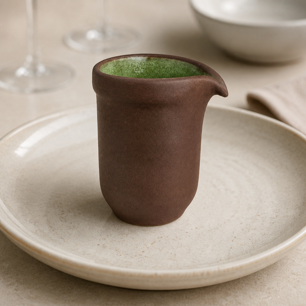 Commercial Spice Pourer 60x70mm Vitrified Stoneware 12 Pack