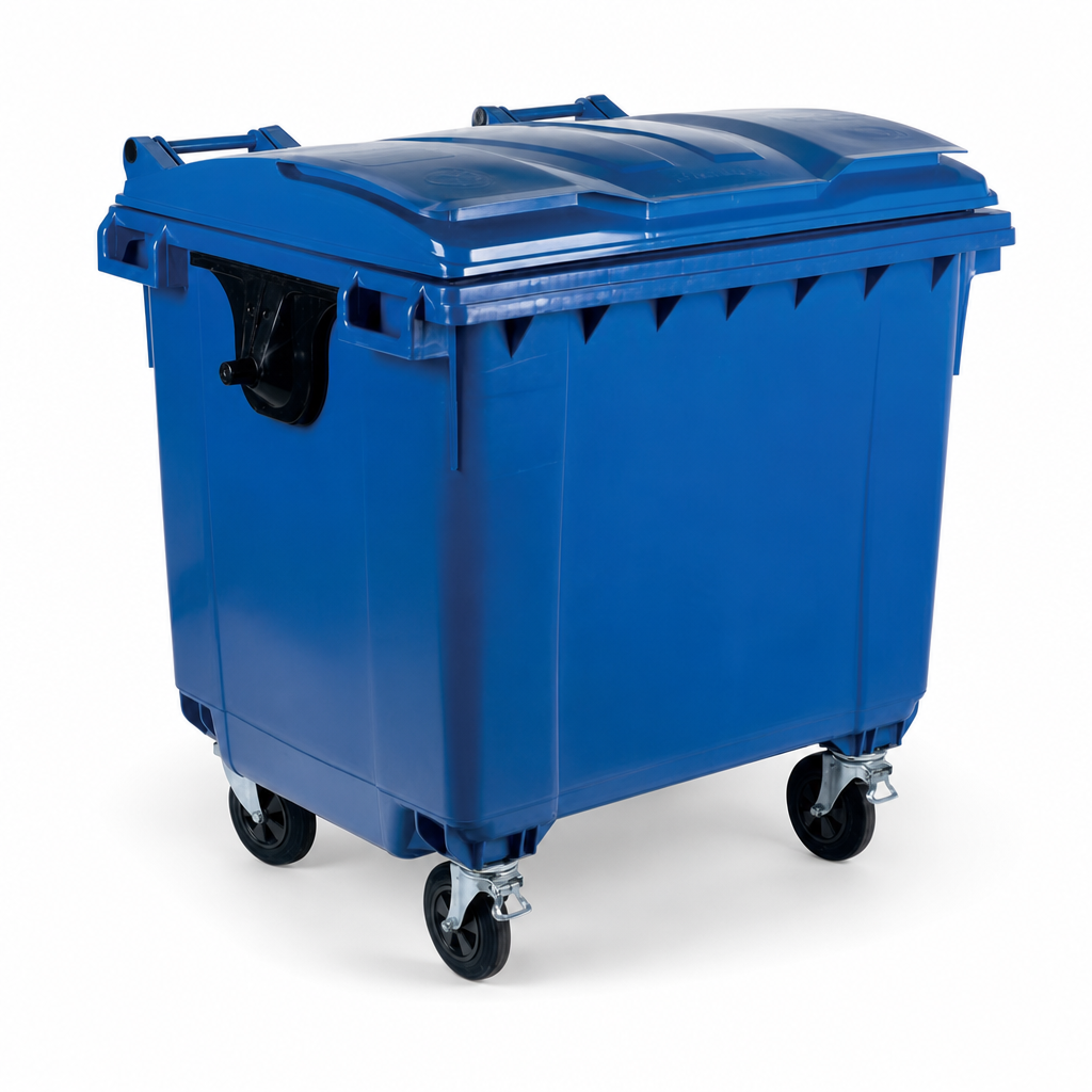 1100L Heavy Duty Outdoor Wheelie Bin