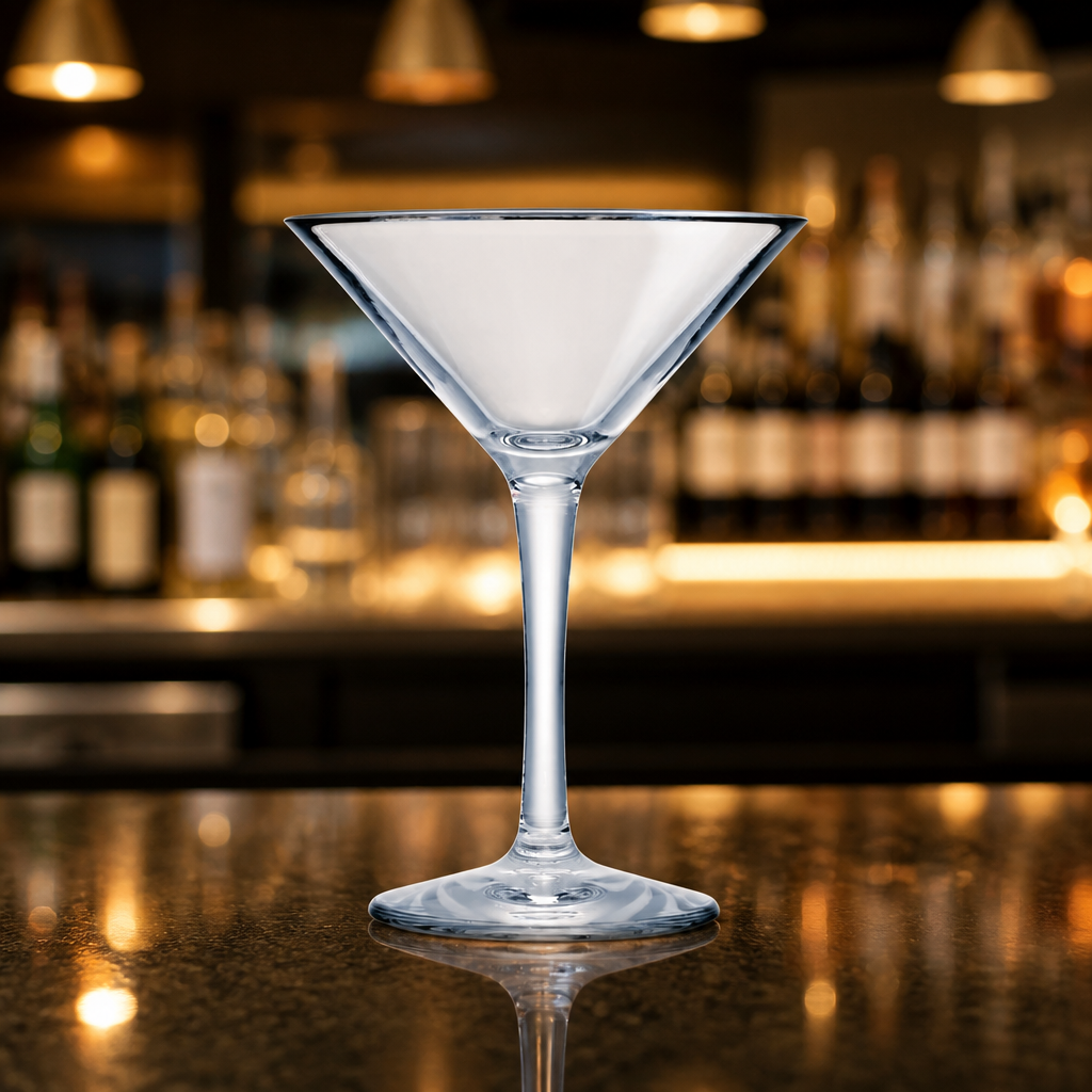 240ml Shatterproof Martini Glasses for Outdoor Service - 12 Pack