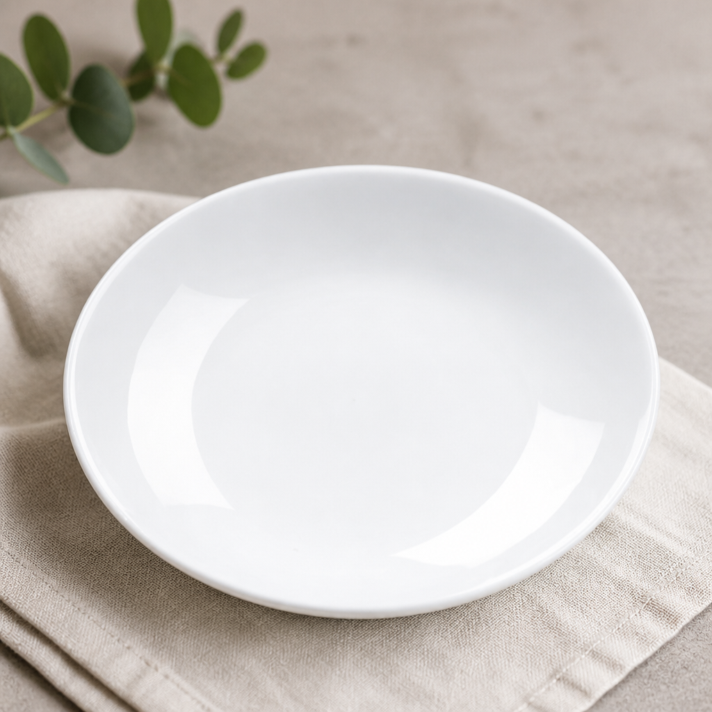 Commercial Balance Coupe Plates 165mm - 6 Pack Porcelain