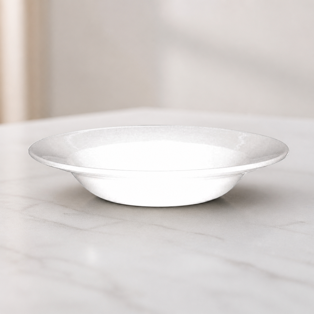 Commercial Fine China Bowls 165mm - 12 Pack Vitrified Porcelain
