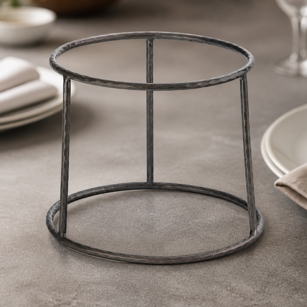 Large Commercial Seafood Tower Stand Vintage Black 195x155mm