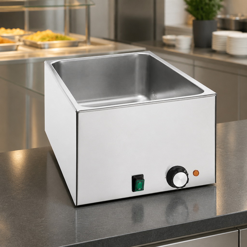 Commercial Bain Marie 1200W for 1/1GN Gastronorm Pans