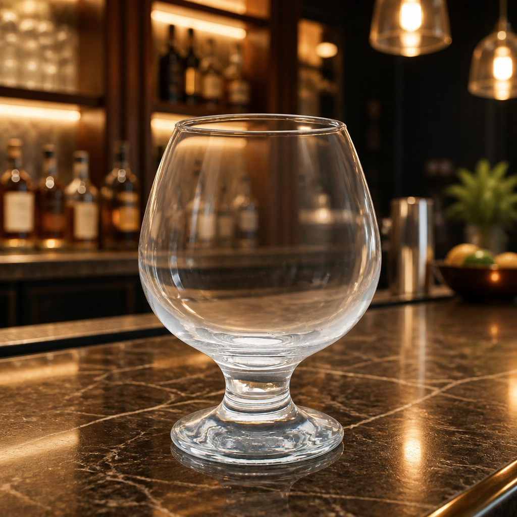 Commercial Brandy Glasses 400ml Clear Glass 12 Pack